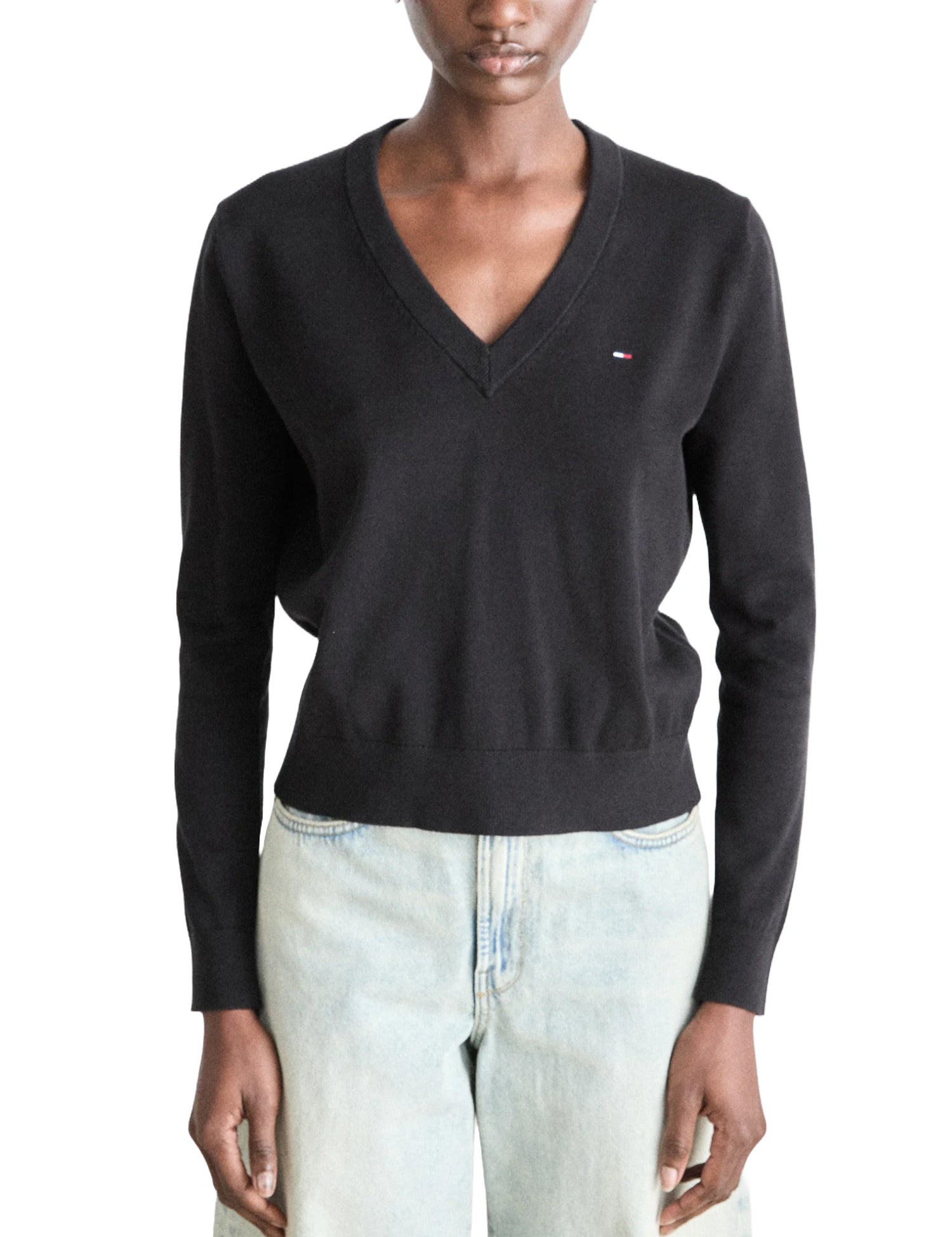 Maglioncini Nero Tommy Jeans