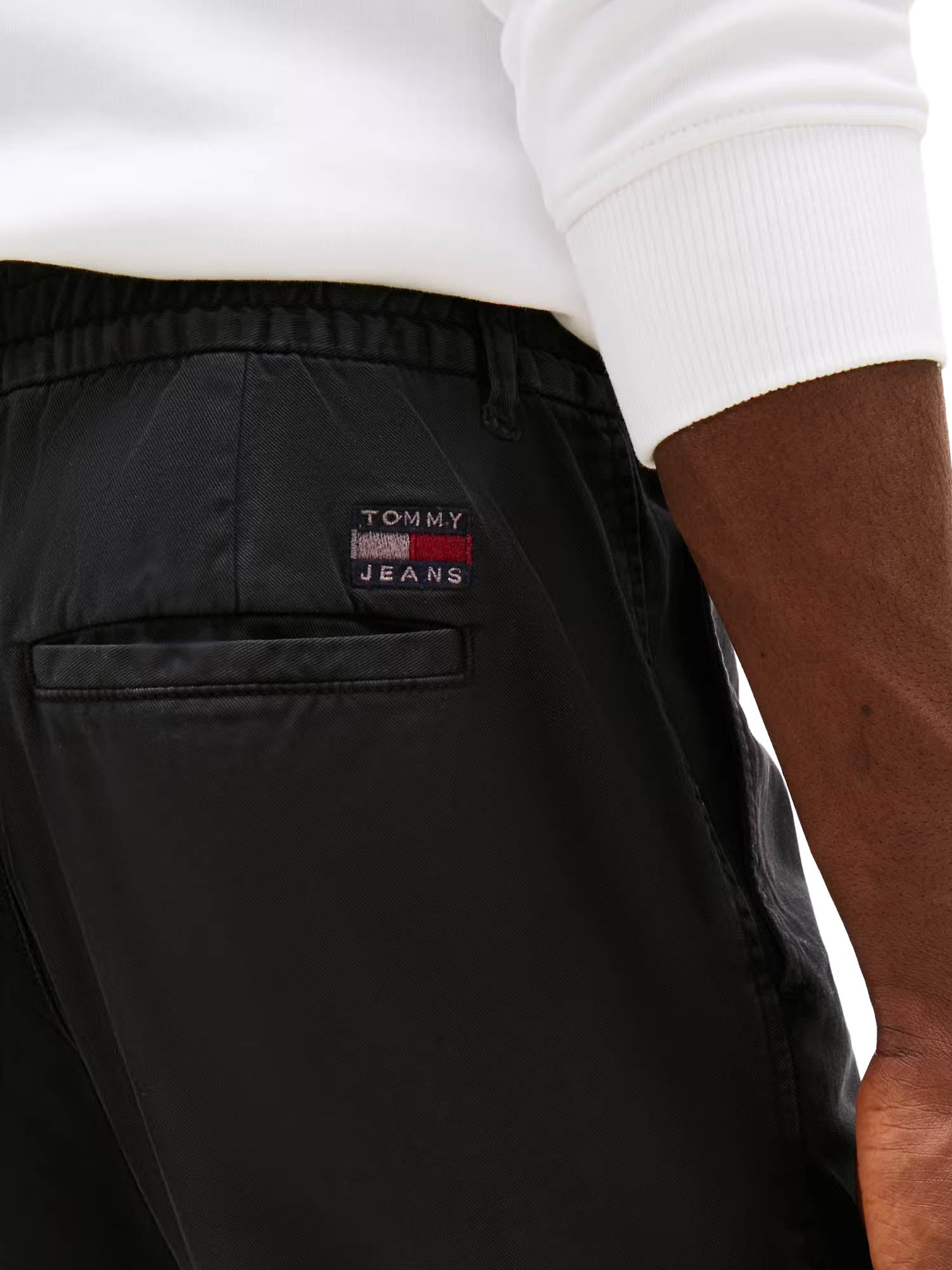 Pantaloni Nero Tommy Jeans