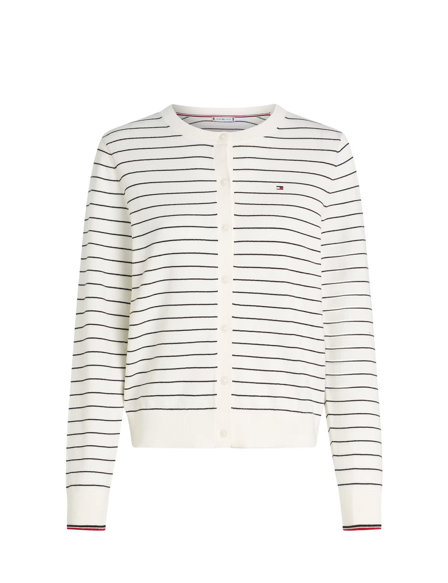 Cardigan Bianco Tommy Hilfiger