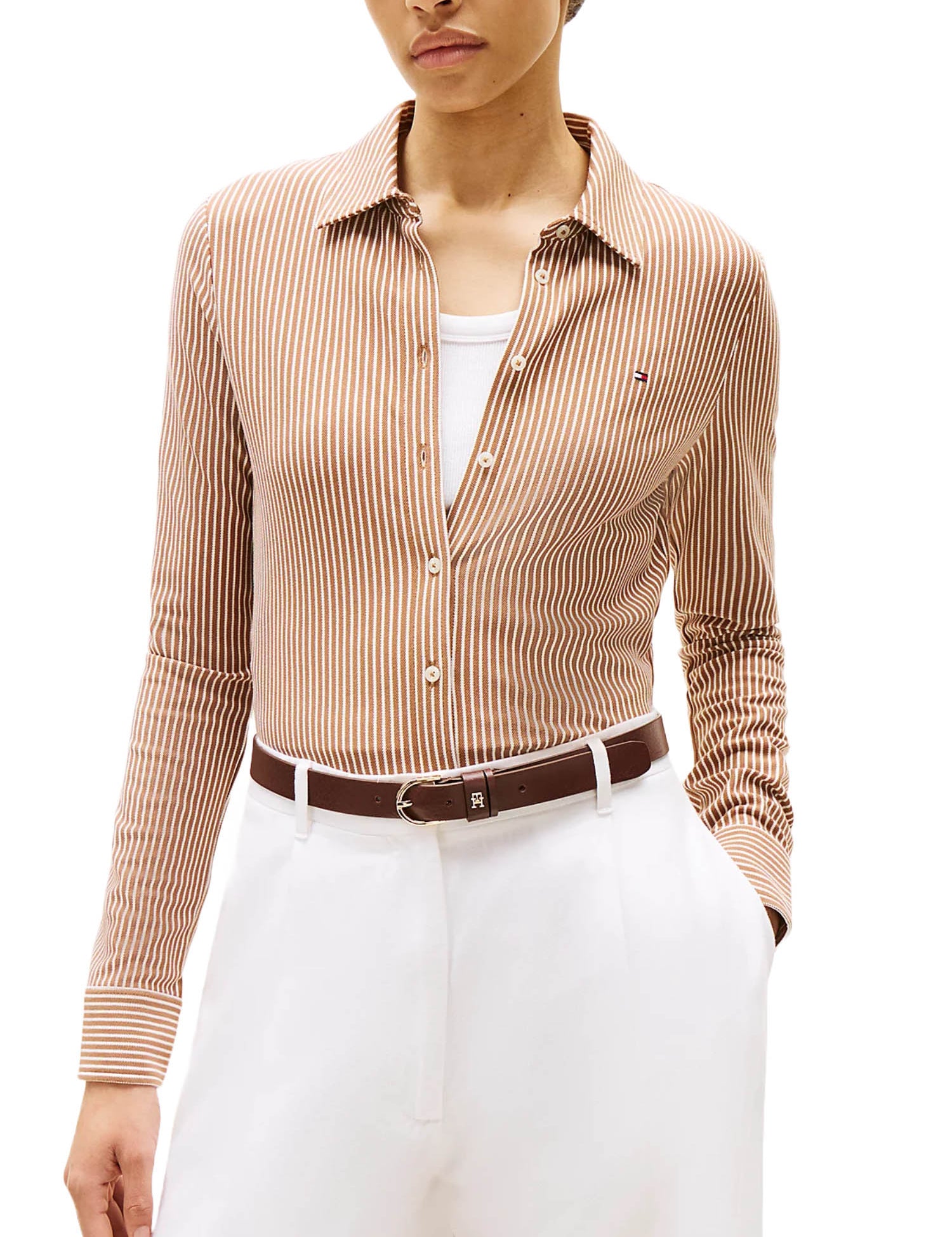 Camicie Beige Tommy Hilfiger