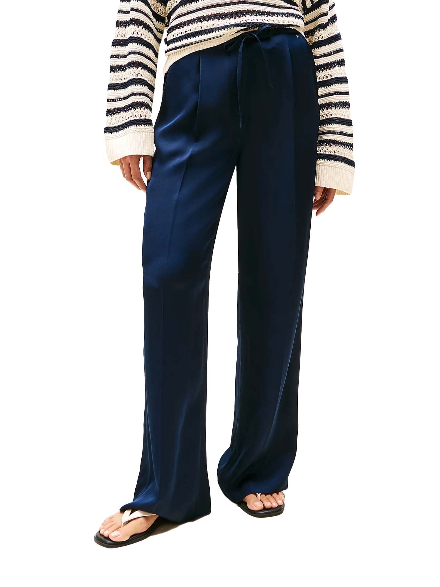 Pantaloni Blu Tommy Hilfiger