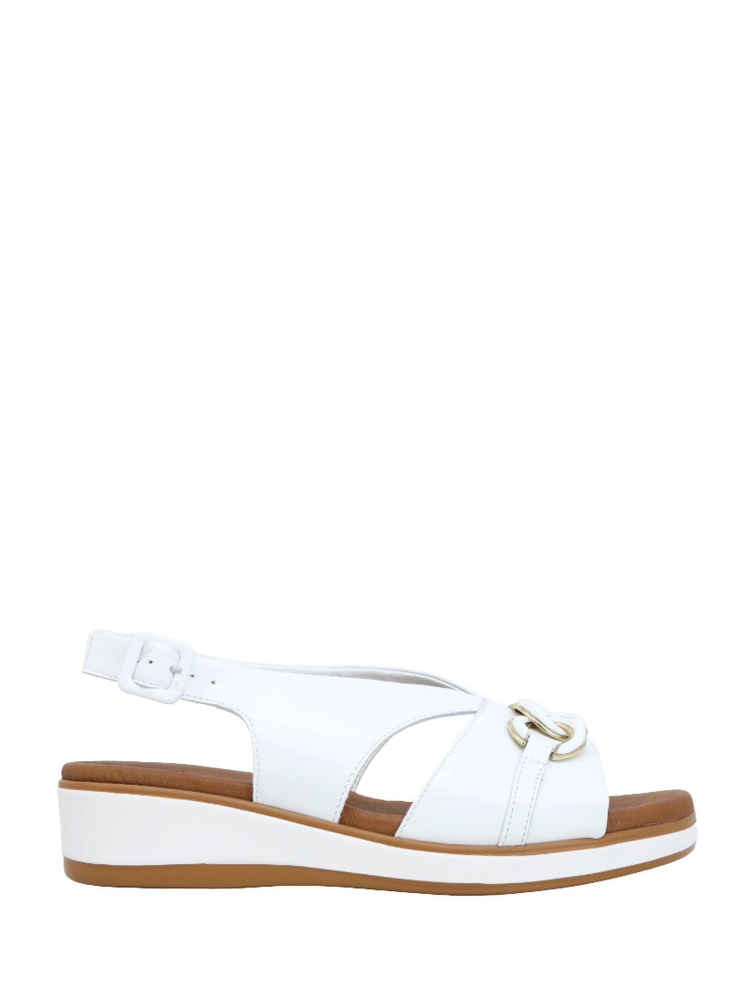Sandali zeppa Bianco Susimoda