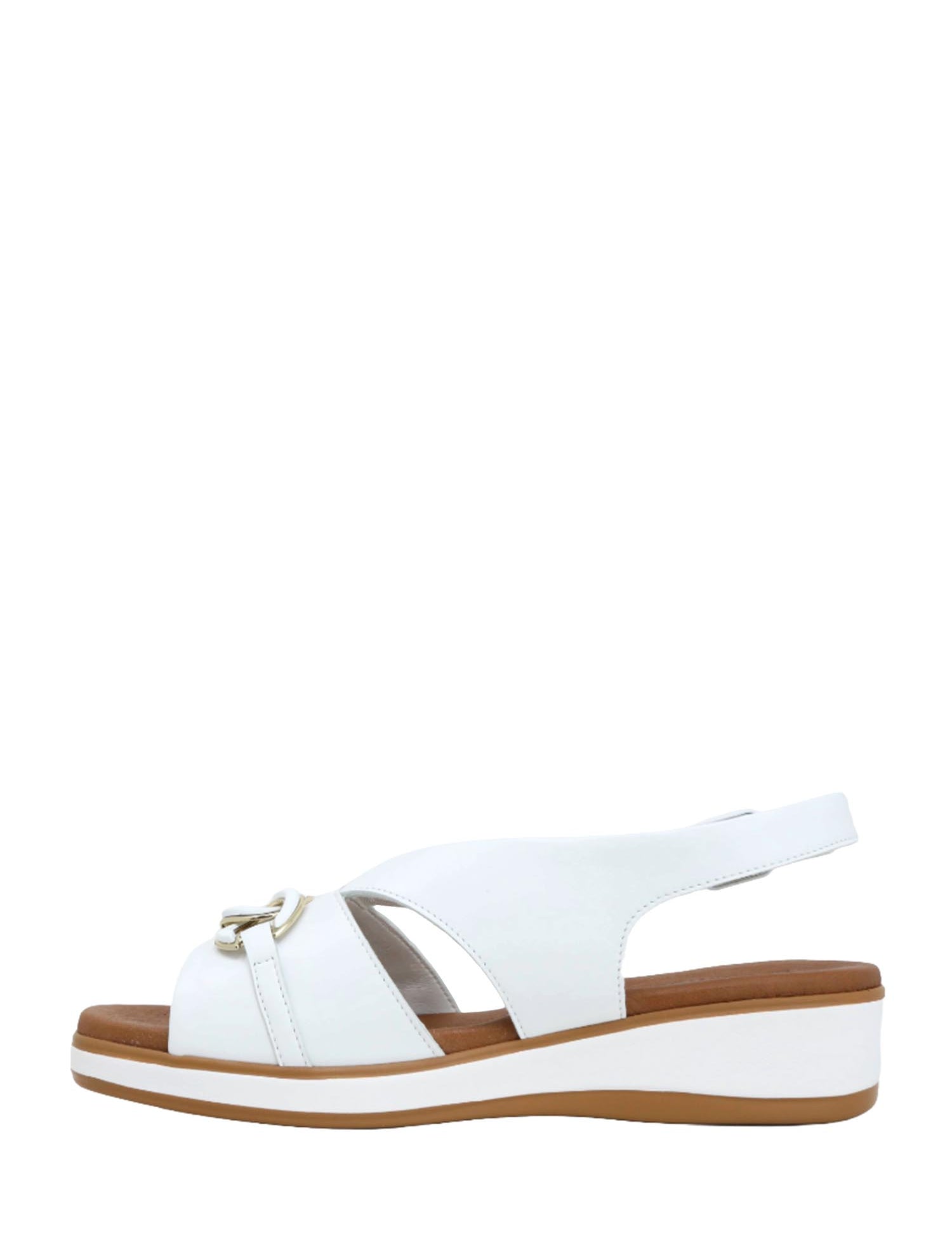 Sandali zeppa Bianco Susimoda