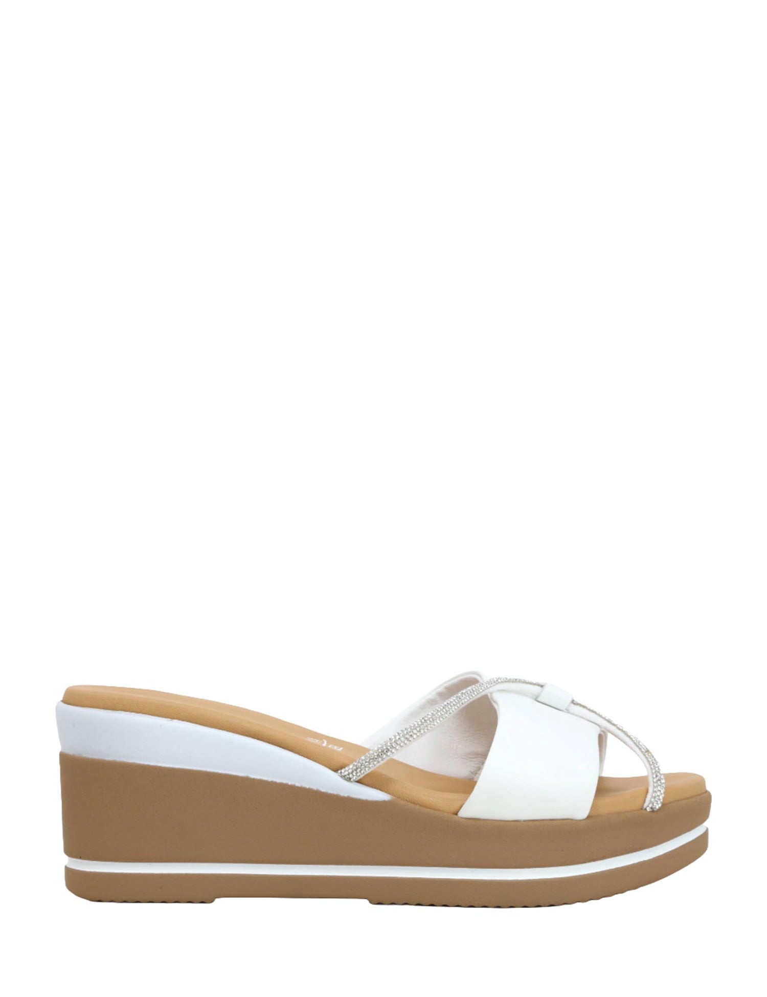 Sandali zeppa Bianco Susimoda