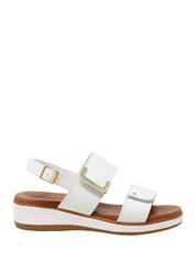 Sandali zeppa Bianco Susimoda