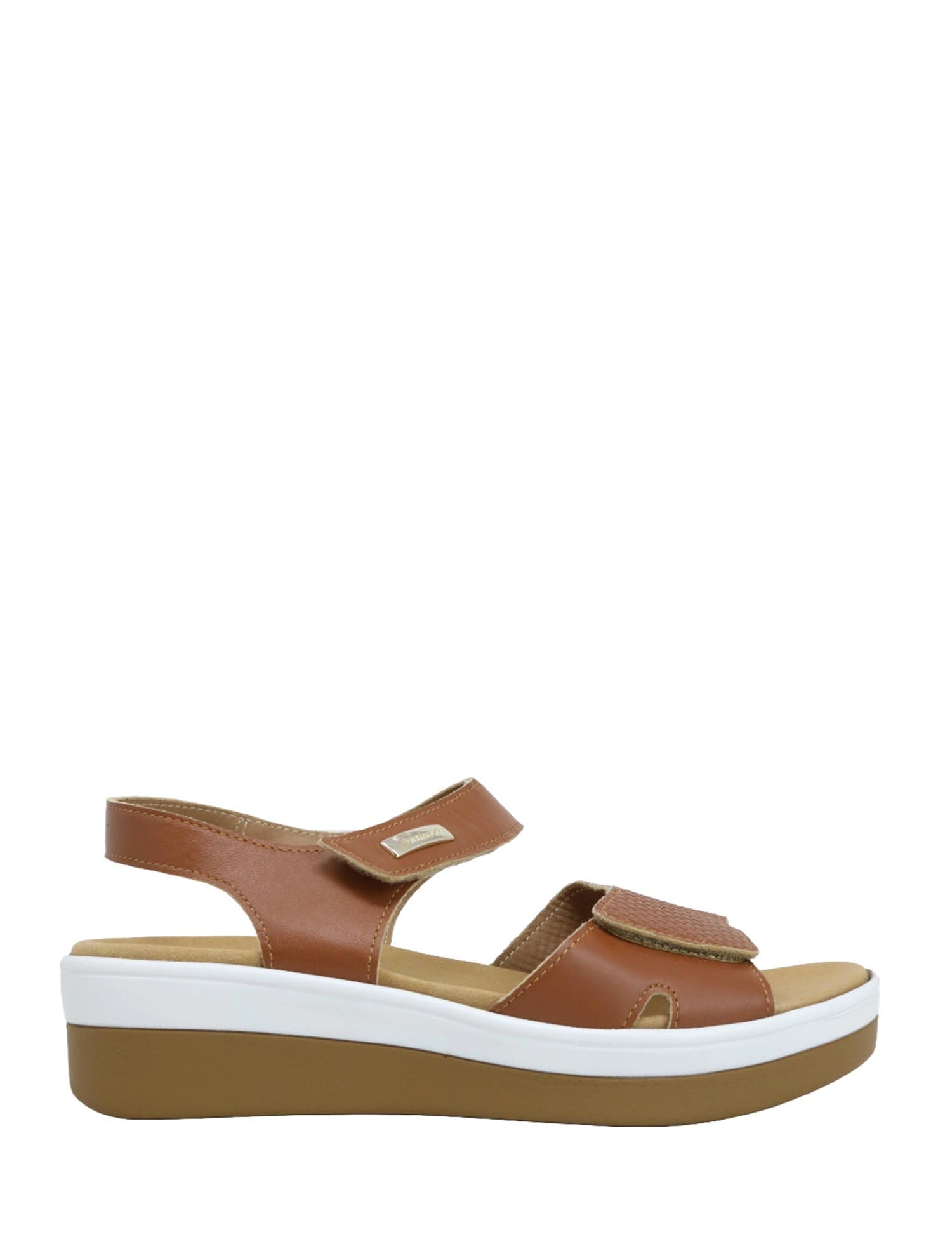 Sandali zeppa Marrone Susimoda