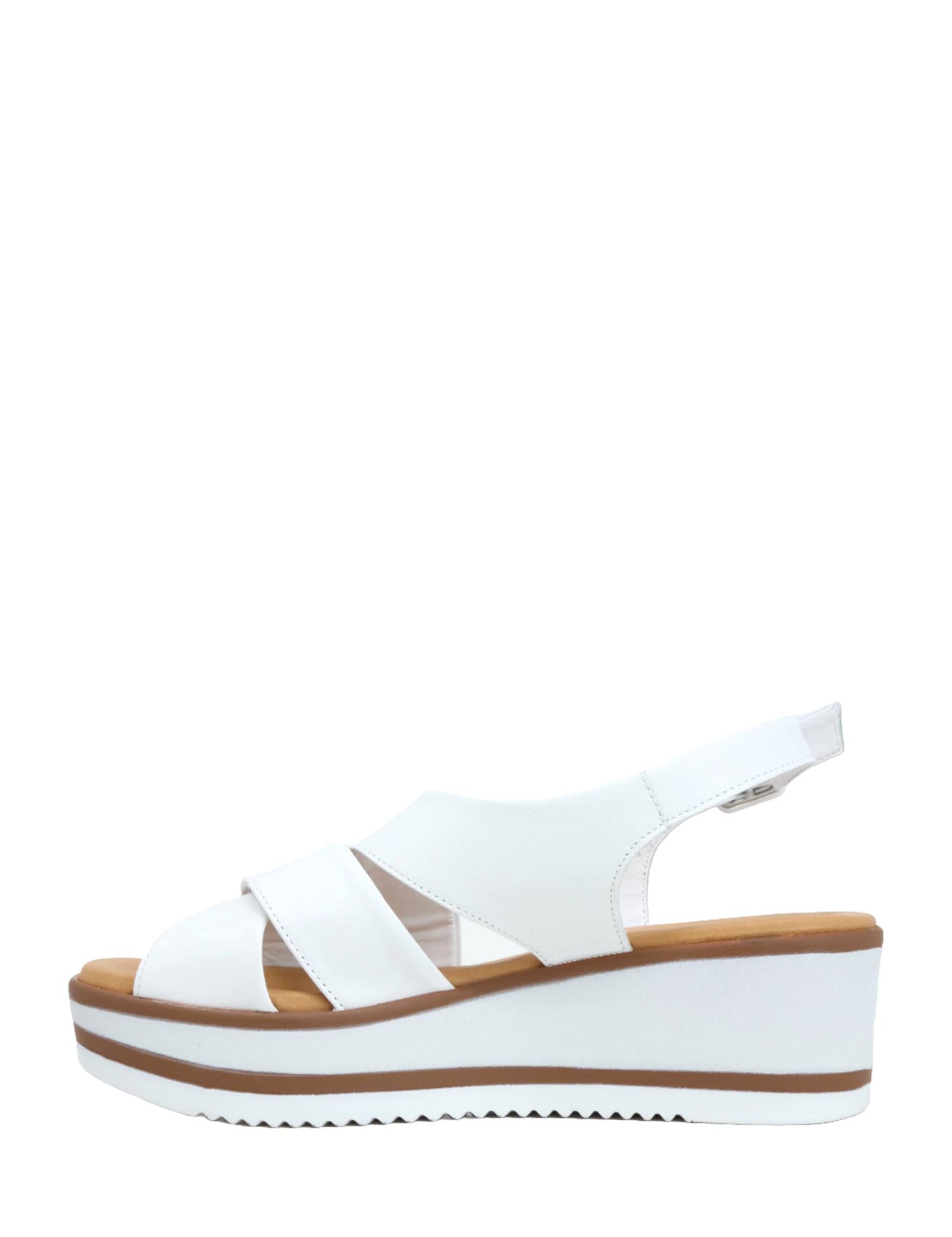 Sandali zeppa Bianco Susimoda