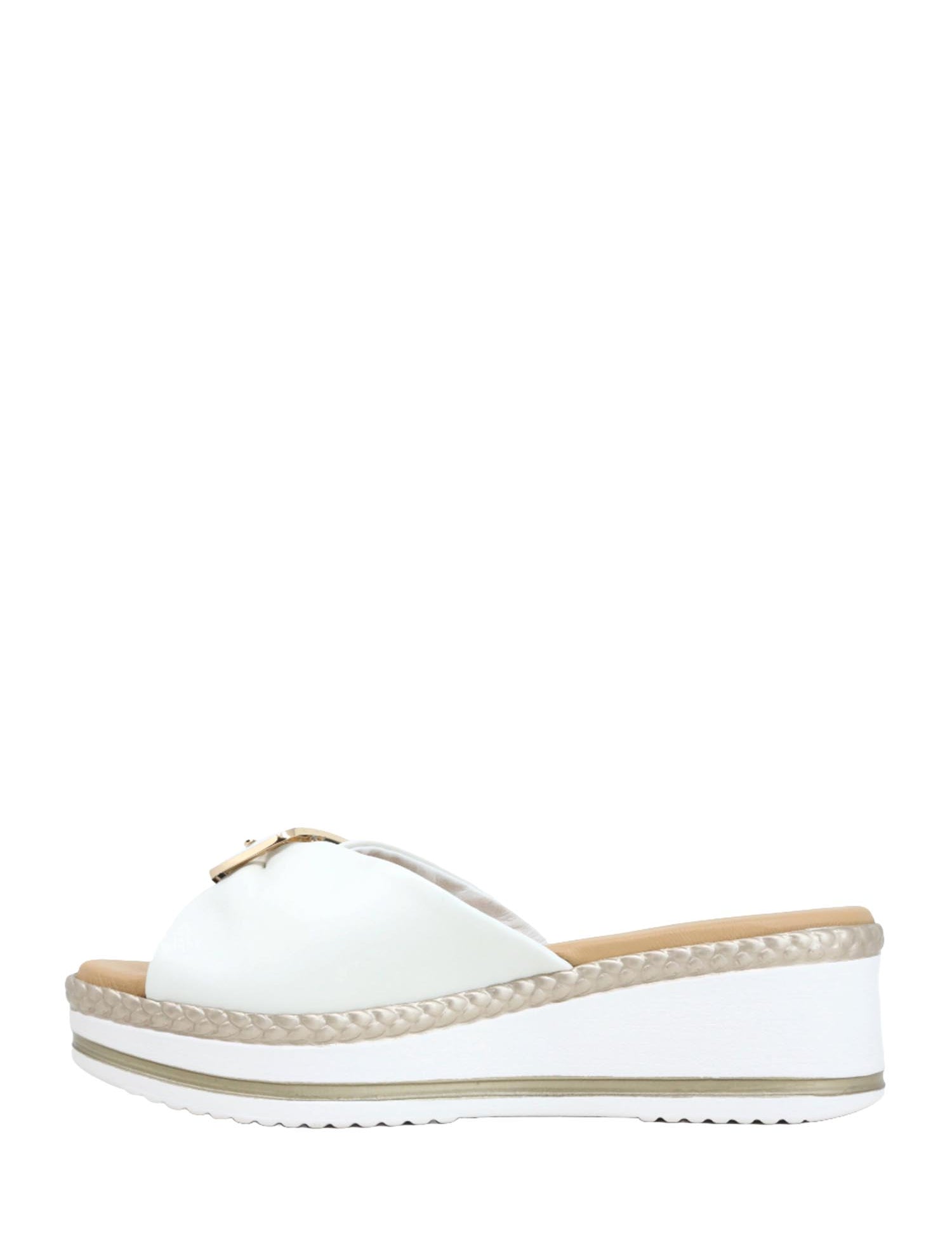 Sandali zeppa Bianco Susimoda