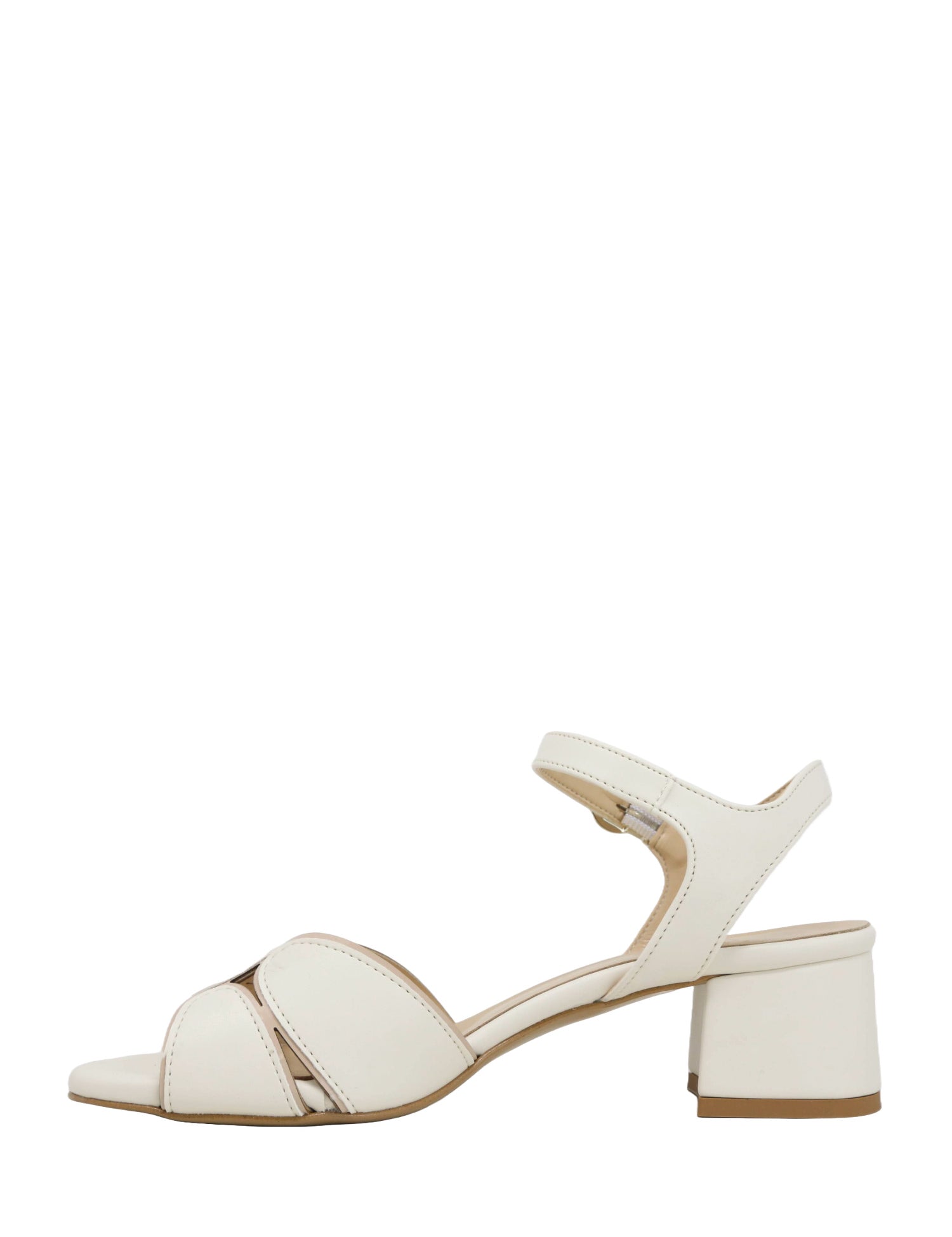 Sandali tacco Avorio Grace Shoes