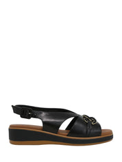 Sandali zeppa Nero Susimoda