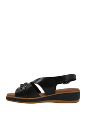 Sandali zeppa Nero Susimoda