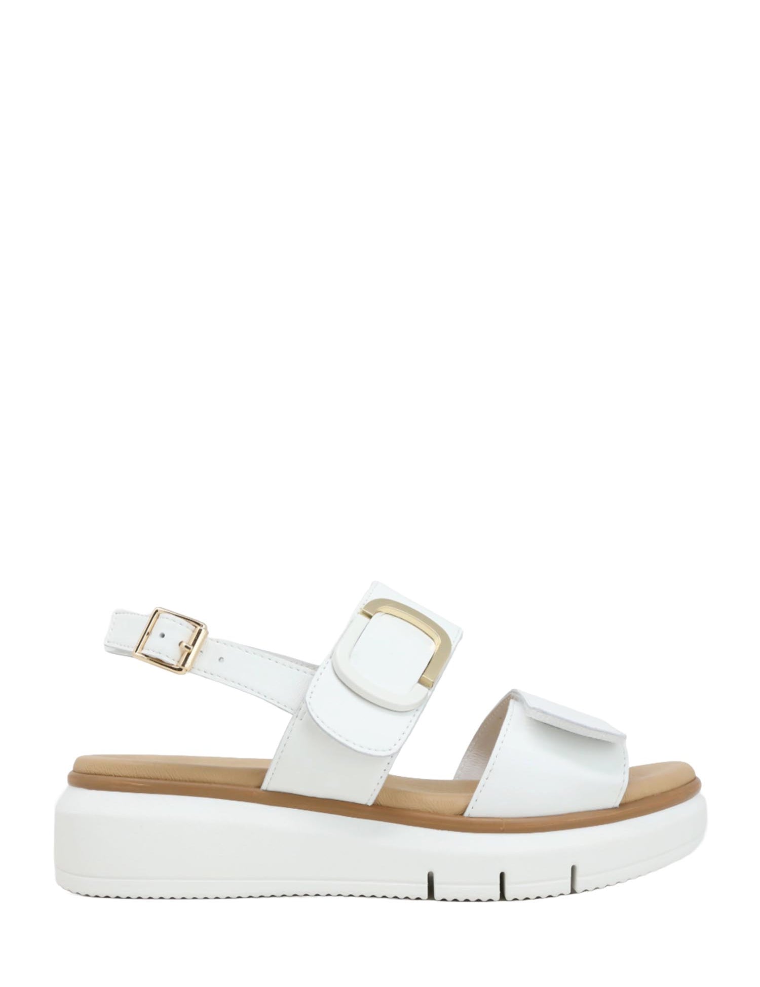 Sandali zeppa Bianco Susimoda