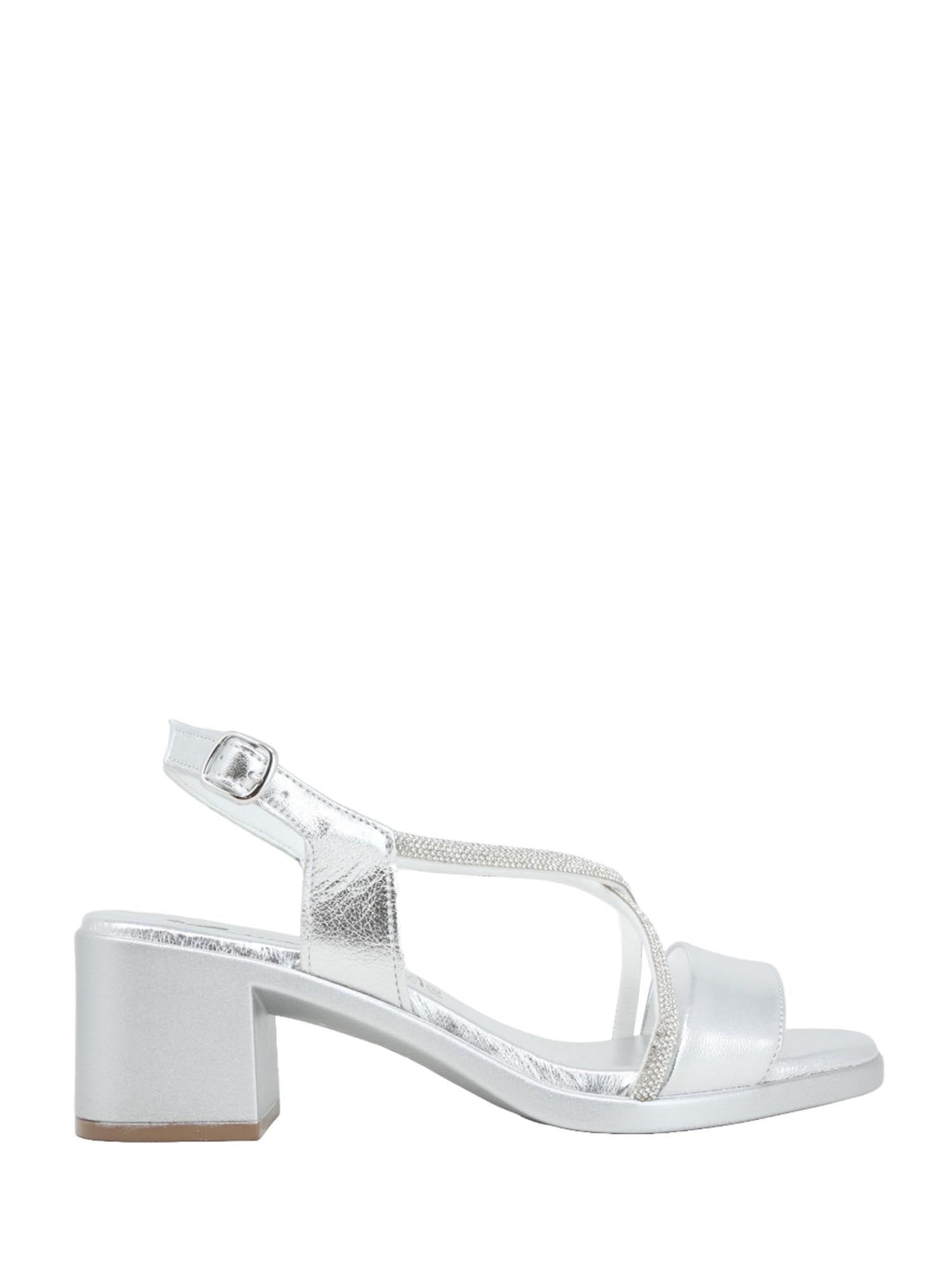 Sandali tacco Argentato Susimoda