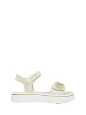 Sandali con strappi Beige Balducci