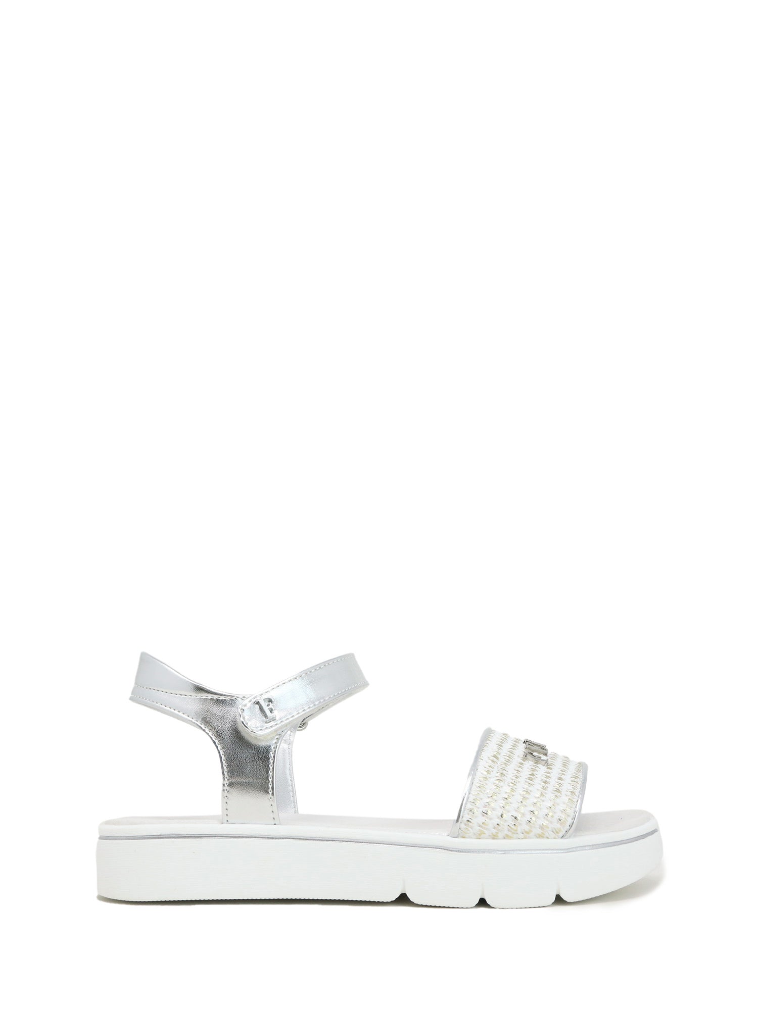 Sandali con strappi Bianco Ferre