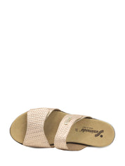 Sandali con strappi Dorato Susimoda