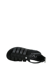 Sandali con strappi Nero Cult