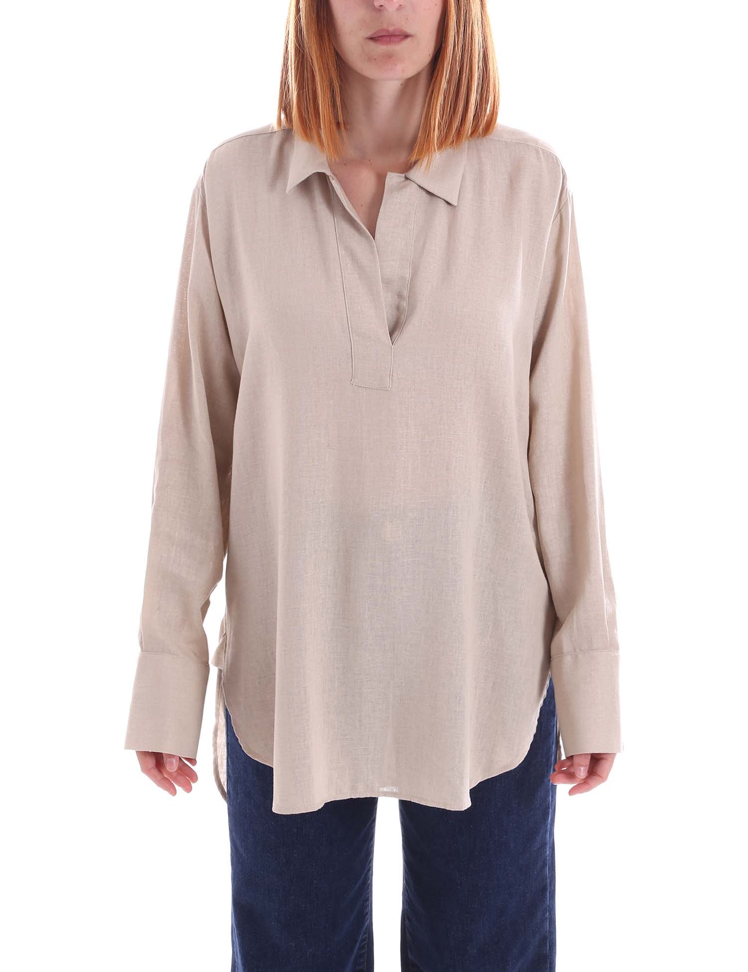 Camicie Beige Borgoni Milano
