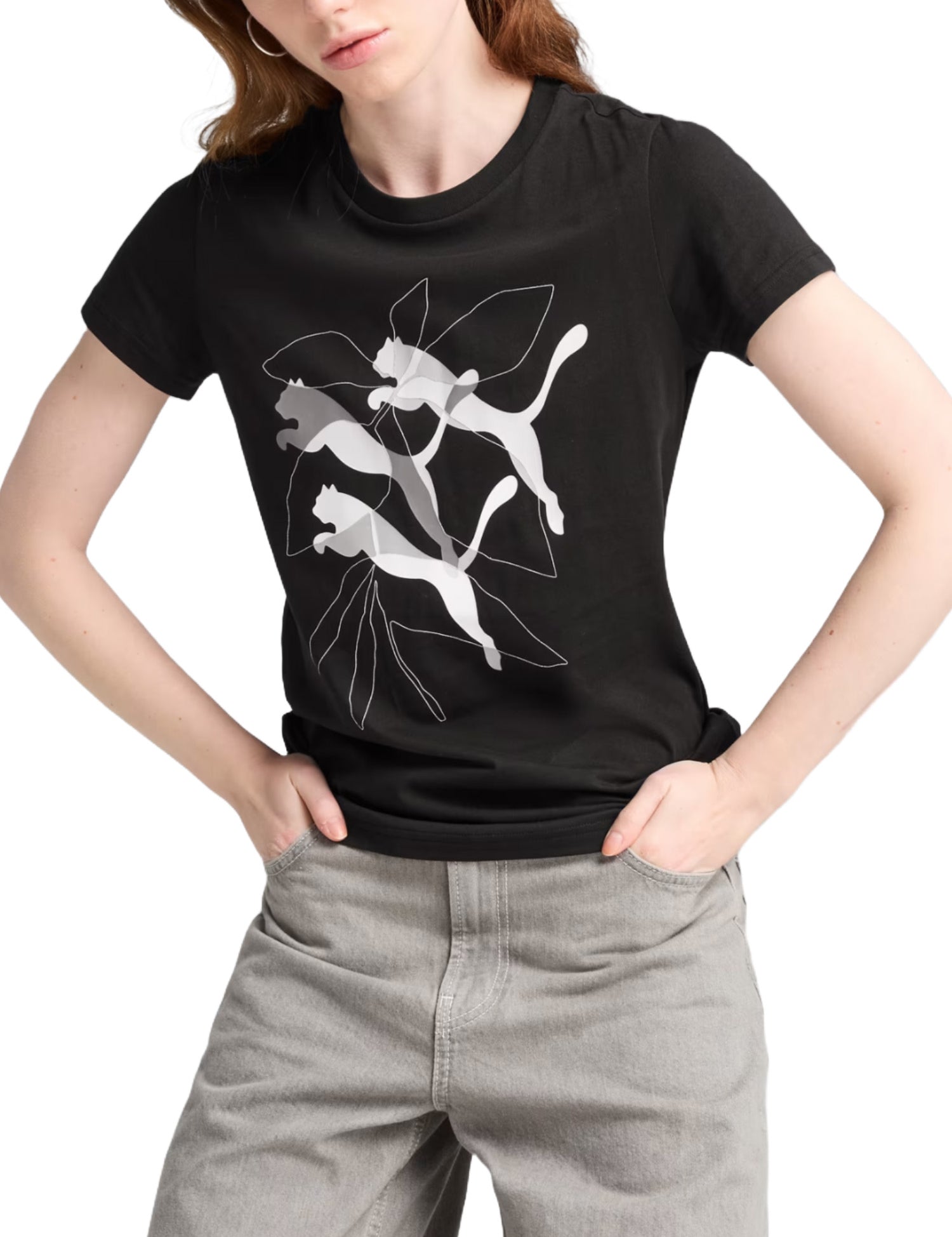 T-shirt Nero Puma
