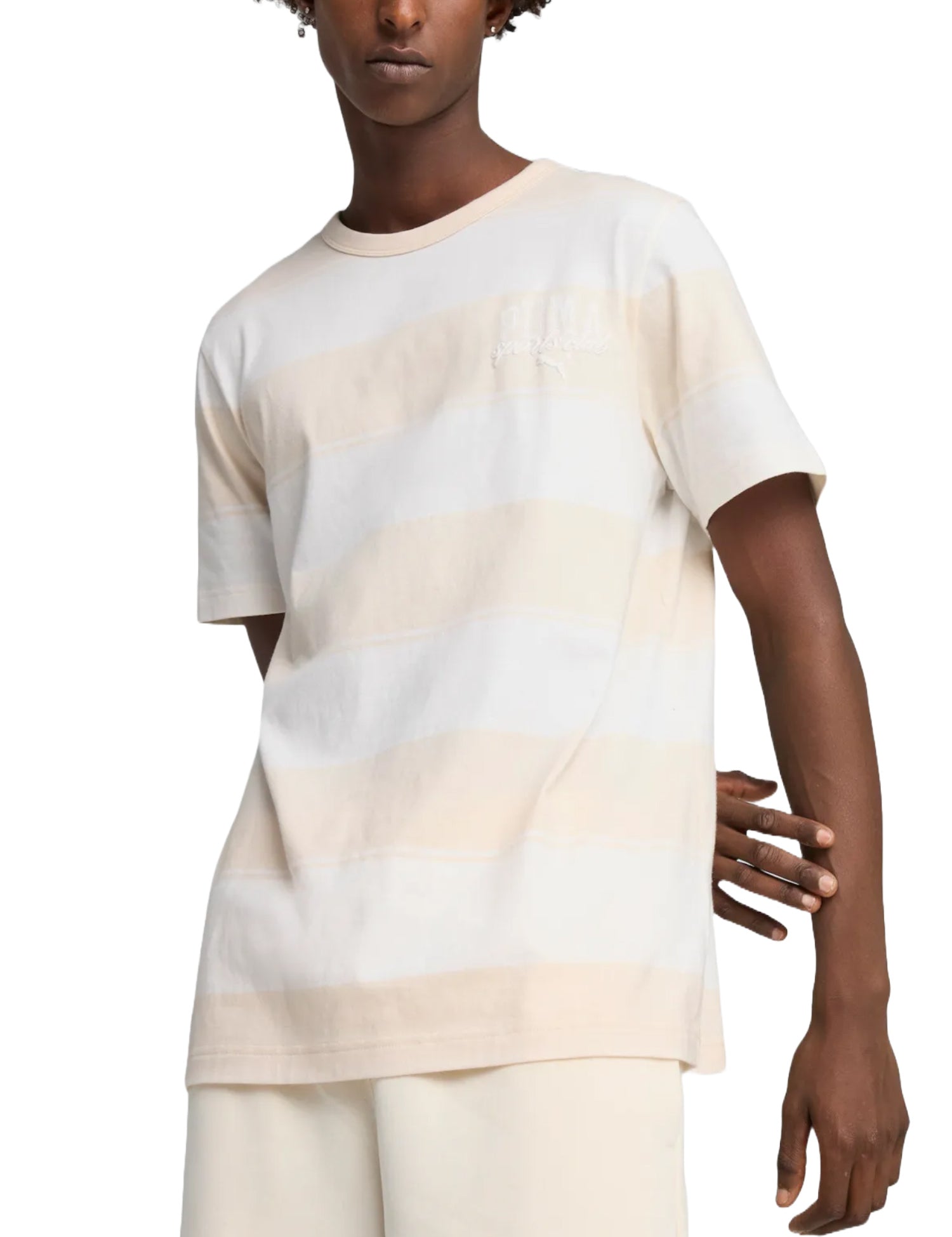 T-shirt Bianco Beige Puma