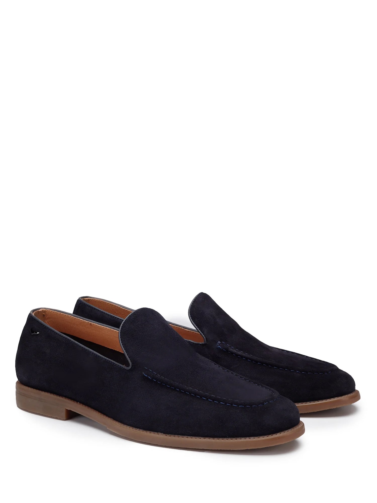Mocassini Blu Scuro Alberto Guardiani