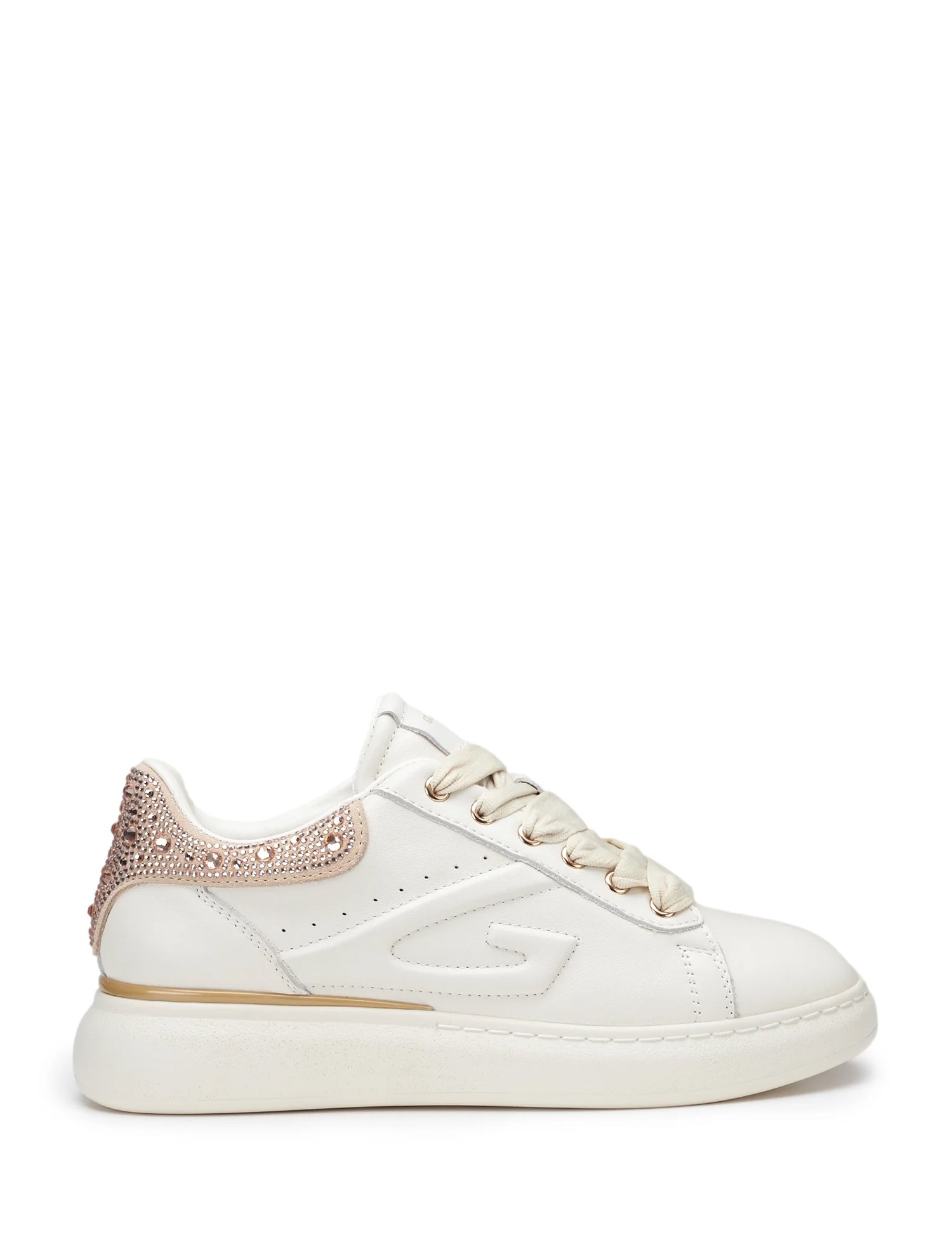 Sneakers Bianco Alberto Guardiani