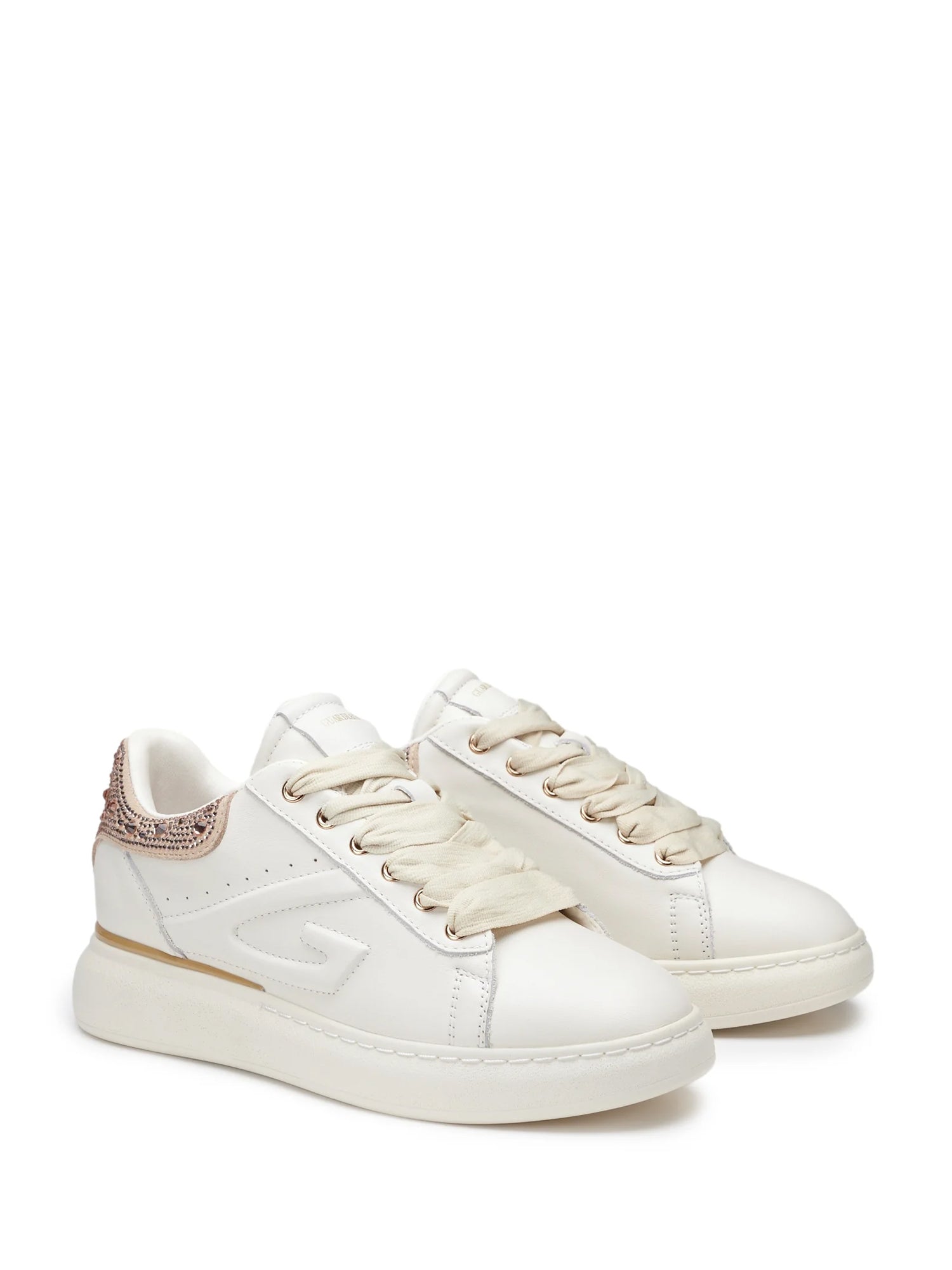 Sneakers Bianco Alberto Guardiani