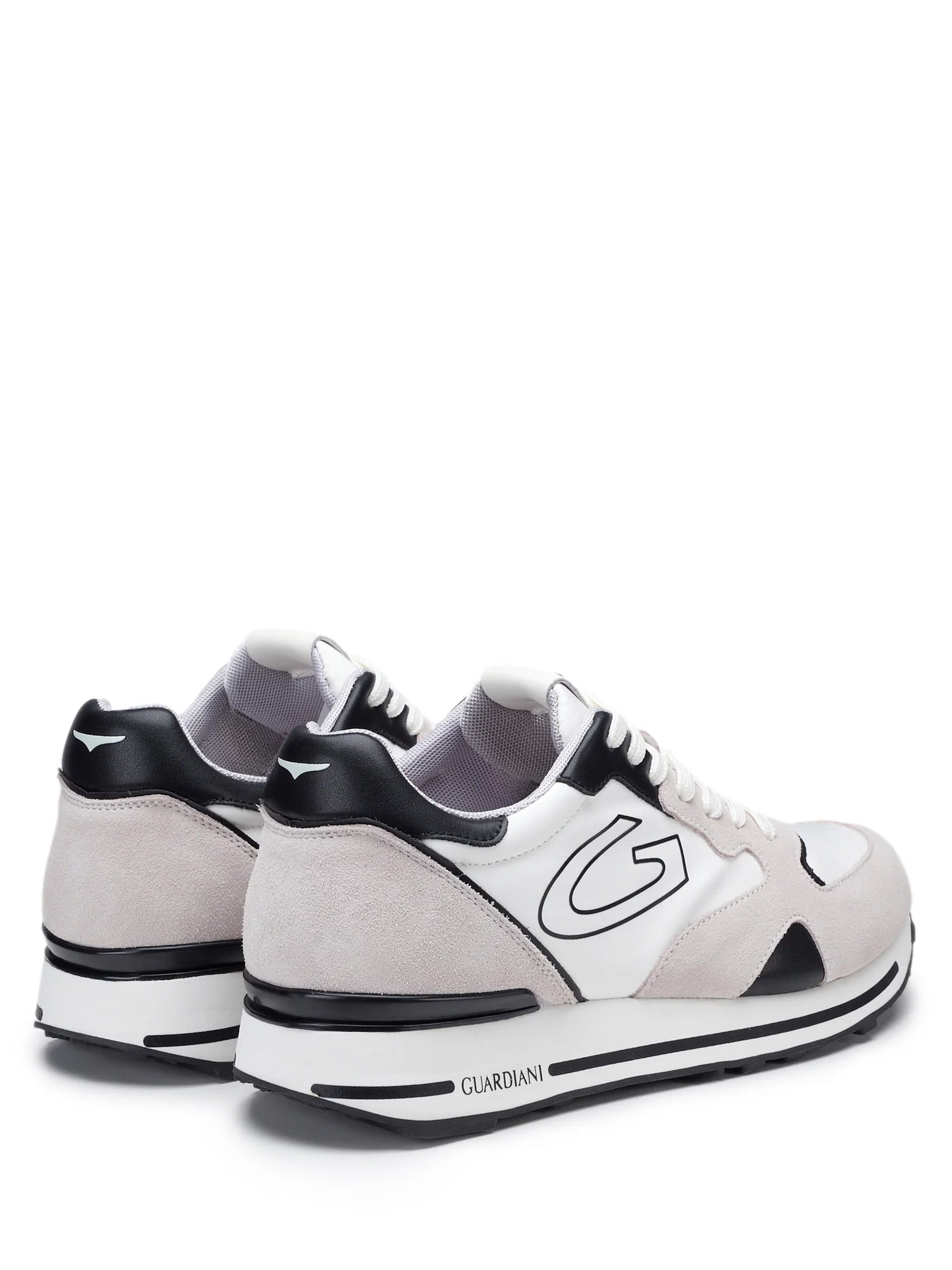 Sneakers Bianco Nero Alberto Guardiani