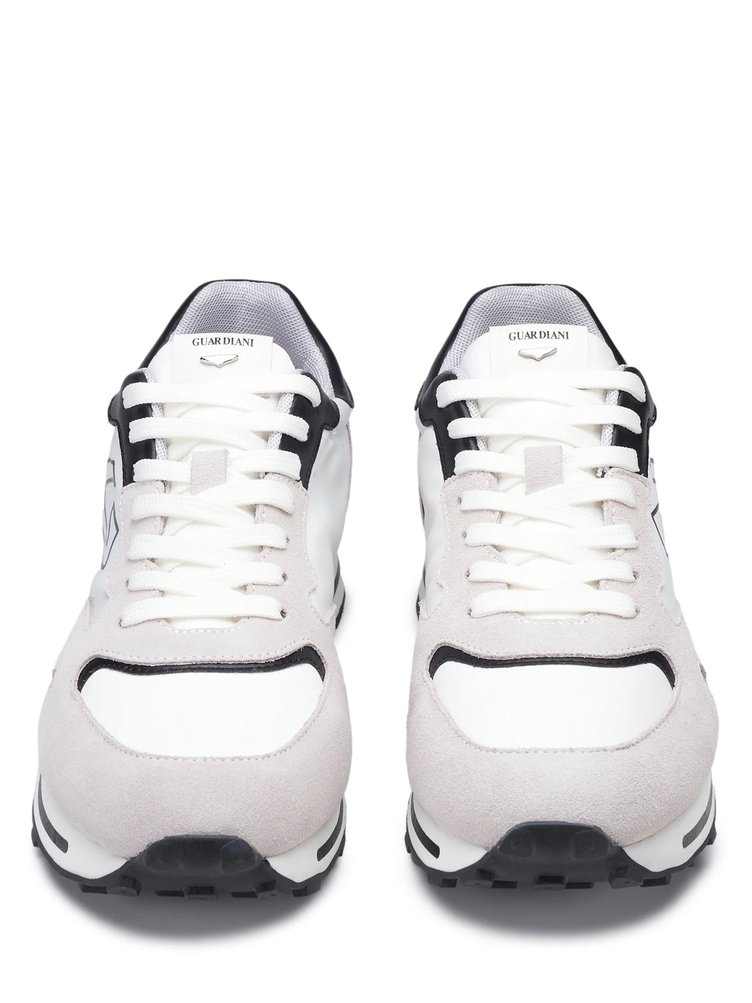 Sneakers Bianco Nero Alberto Guardiani