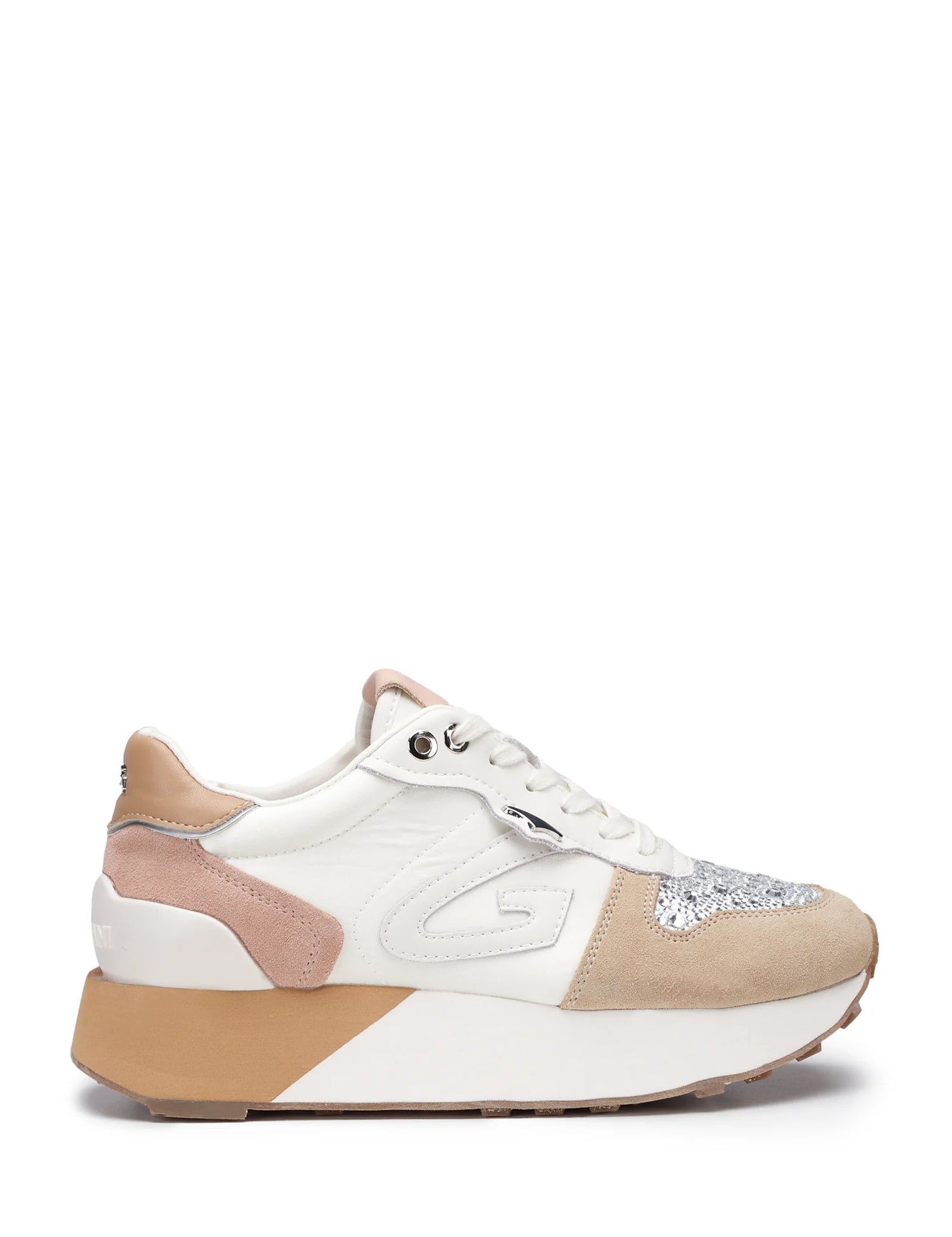 Sneakers Bianco Alberto Guardiani