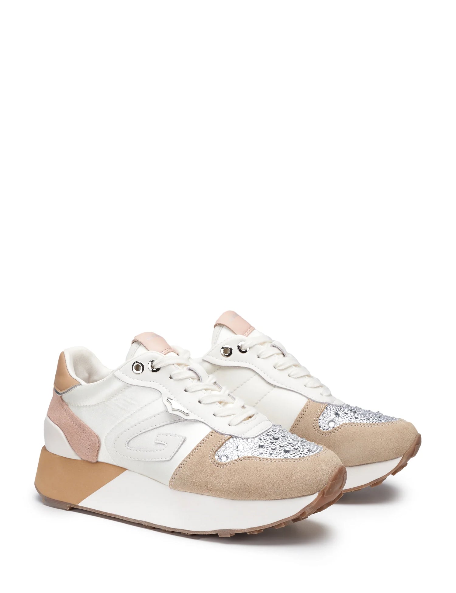 Sneakers Bianco Alberto Guardiani
