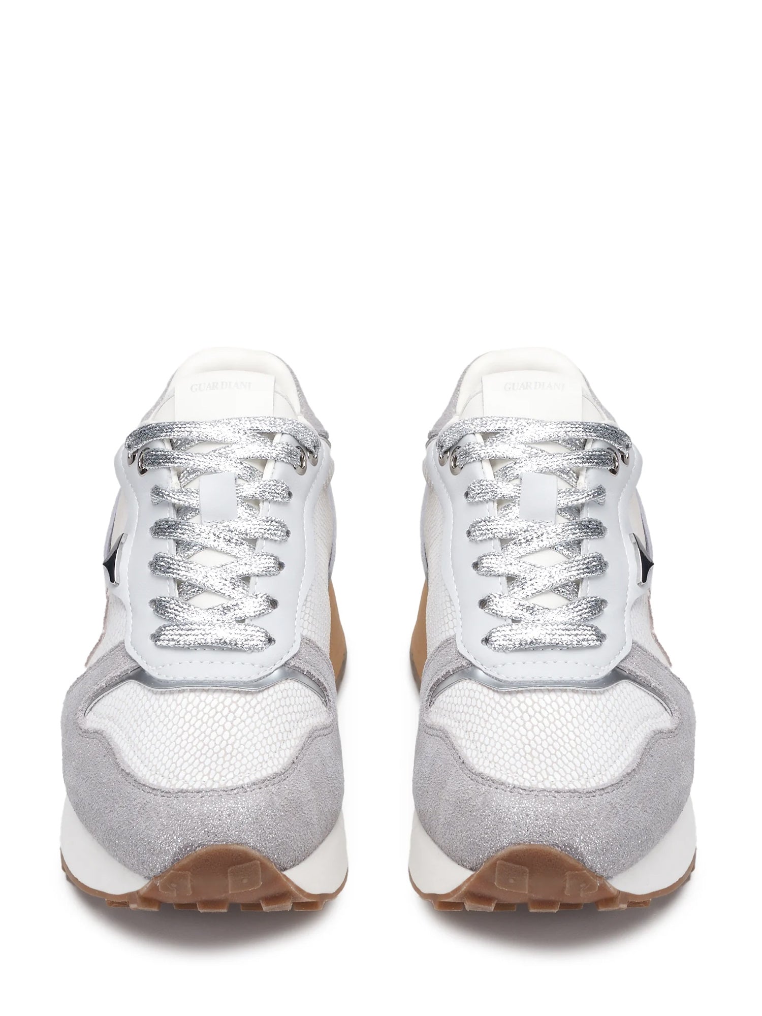 Sneakers Argentato Alberto Guardiani