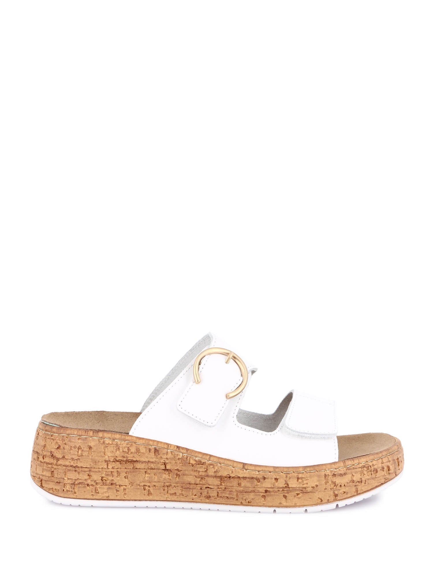 Sandali zeppa Bianco Grunland