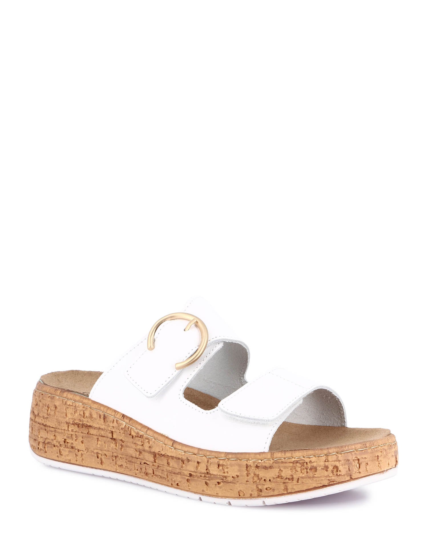 Sandali zeppa Bianco Grunland