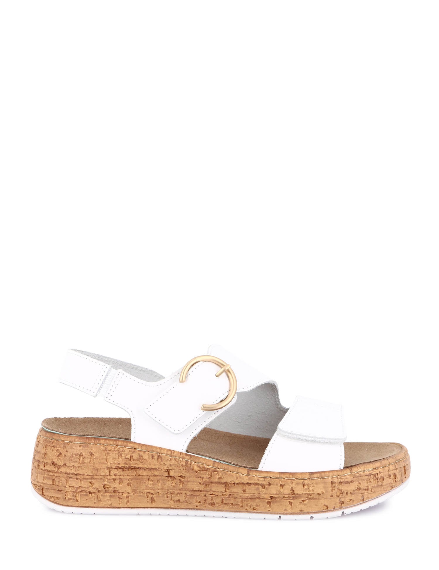 Sandali zeppa Bianco Grunland