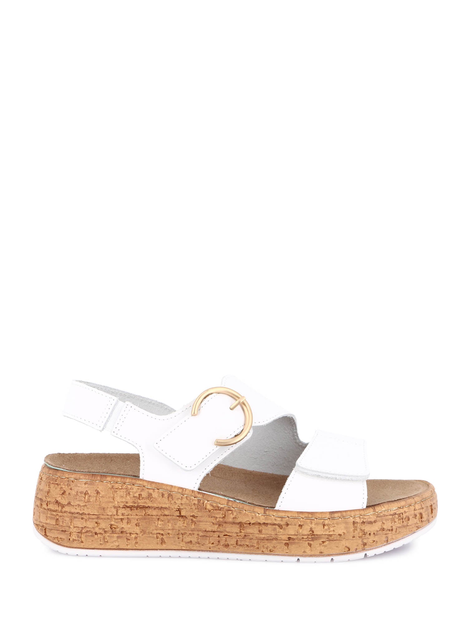 Sandali zeppa Bianco Grunland