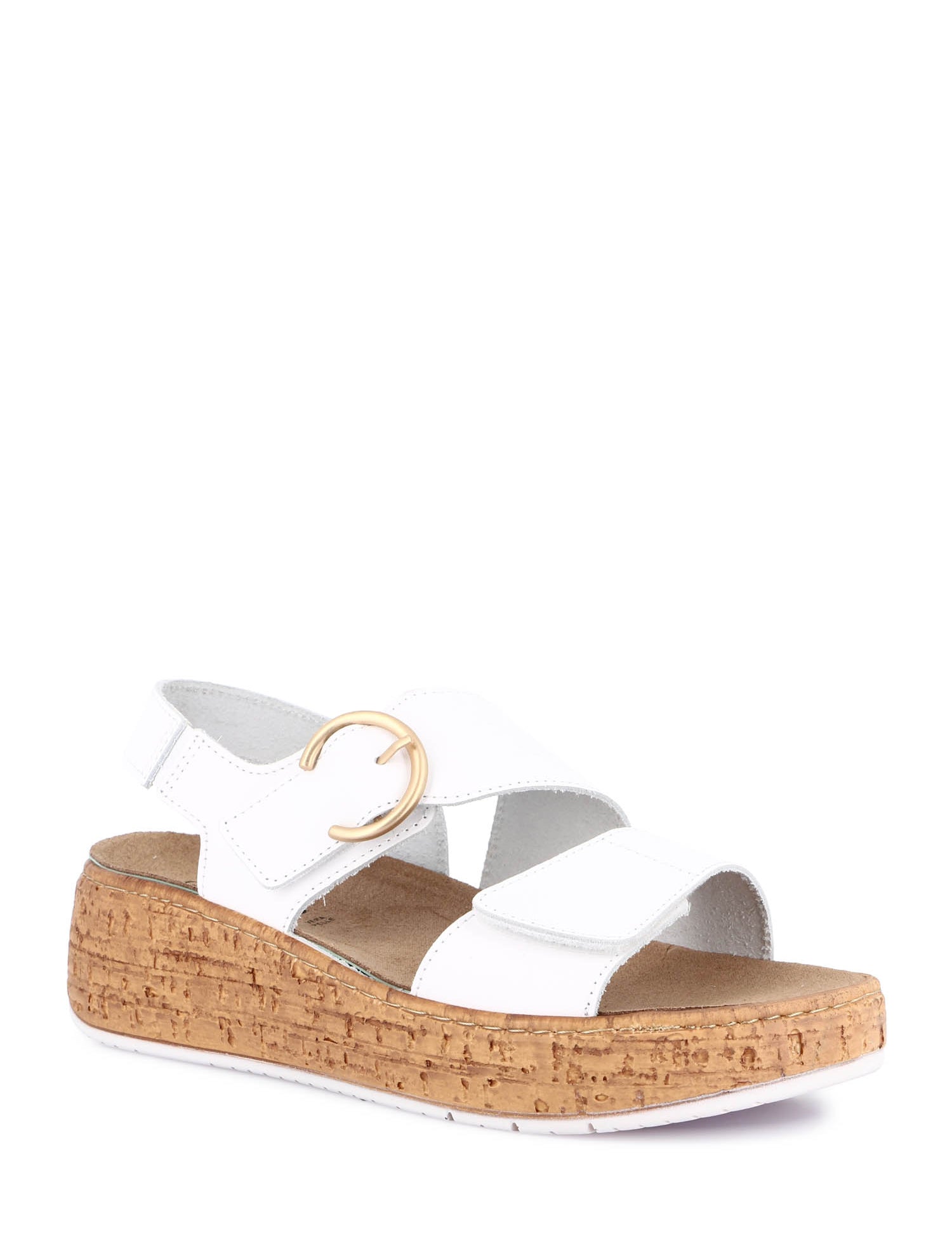 Sandali zeppa Bianco Grunland