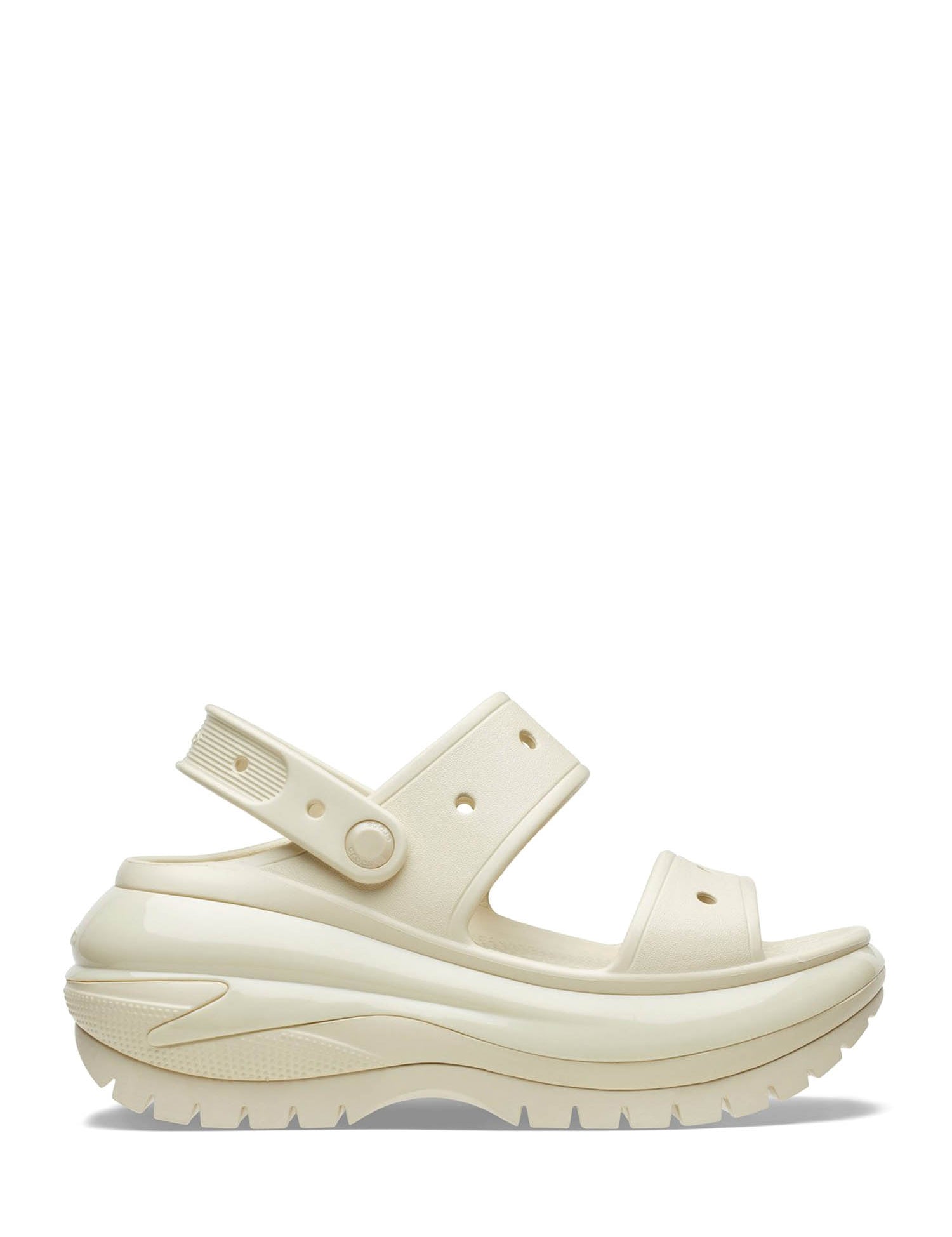 Sandali zeppa Bianco Crocs