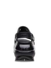 Sandali zeppa Nero Crocs