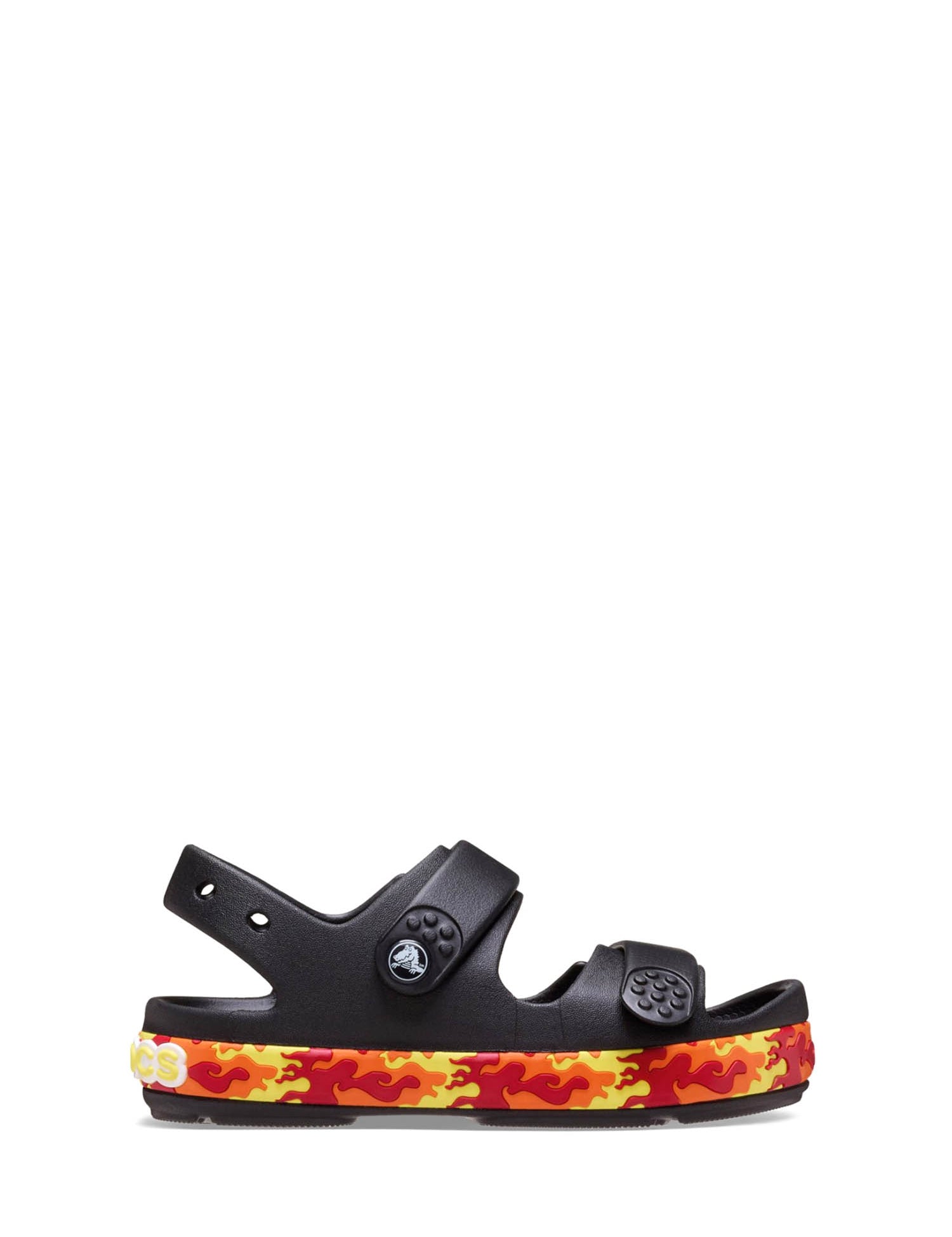 Sandali con strappi Nero Crocs