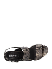 Sandali tacco Grigio Keys