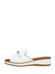 Sandali zeppa Bianco Susimoda