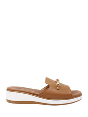 Sandali zeppa Marrone Susimoda