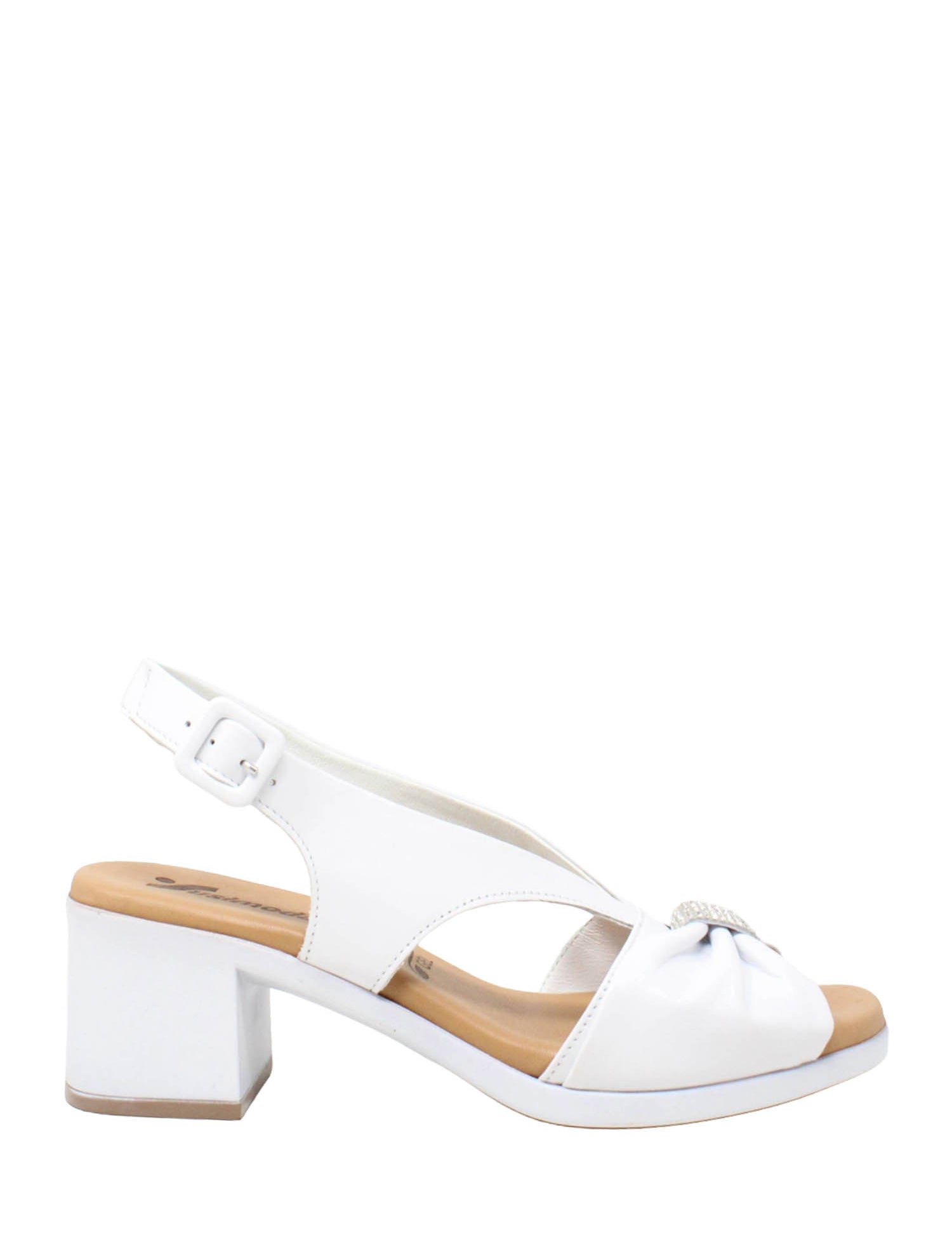 Sandali tacco Bianco Susimoda
