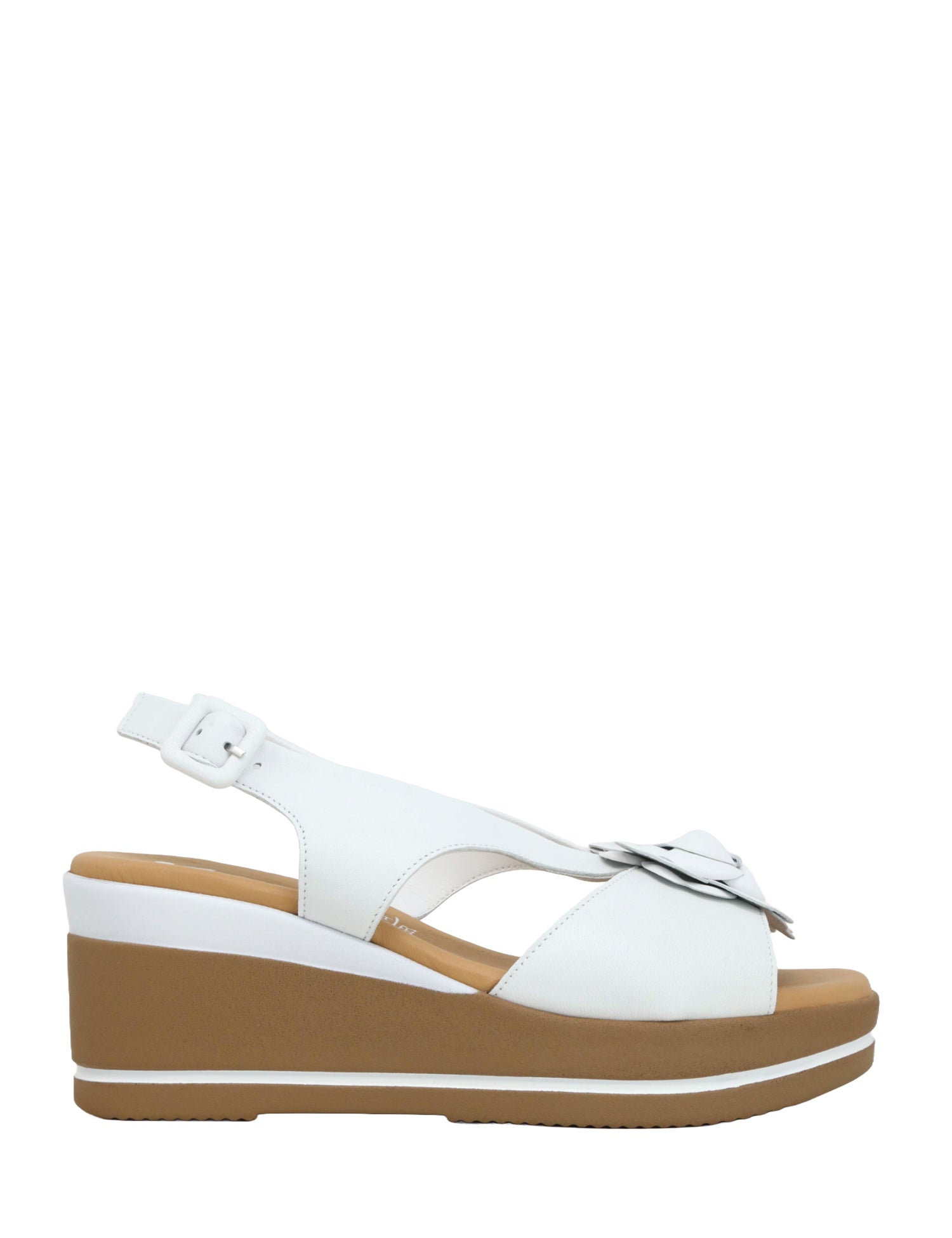Sandali zeppa Bianco Susimoda
