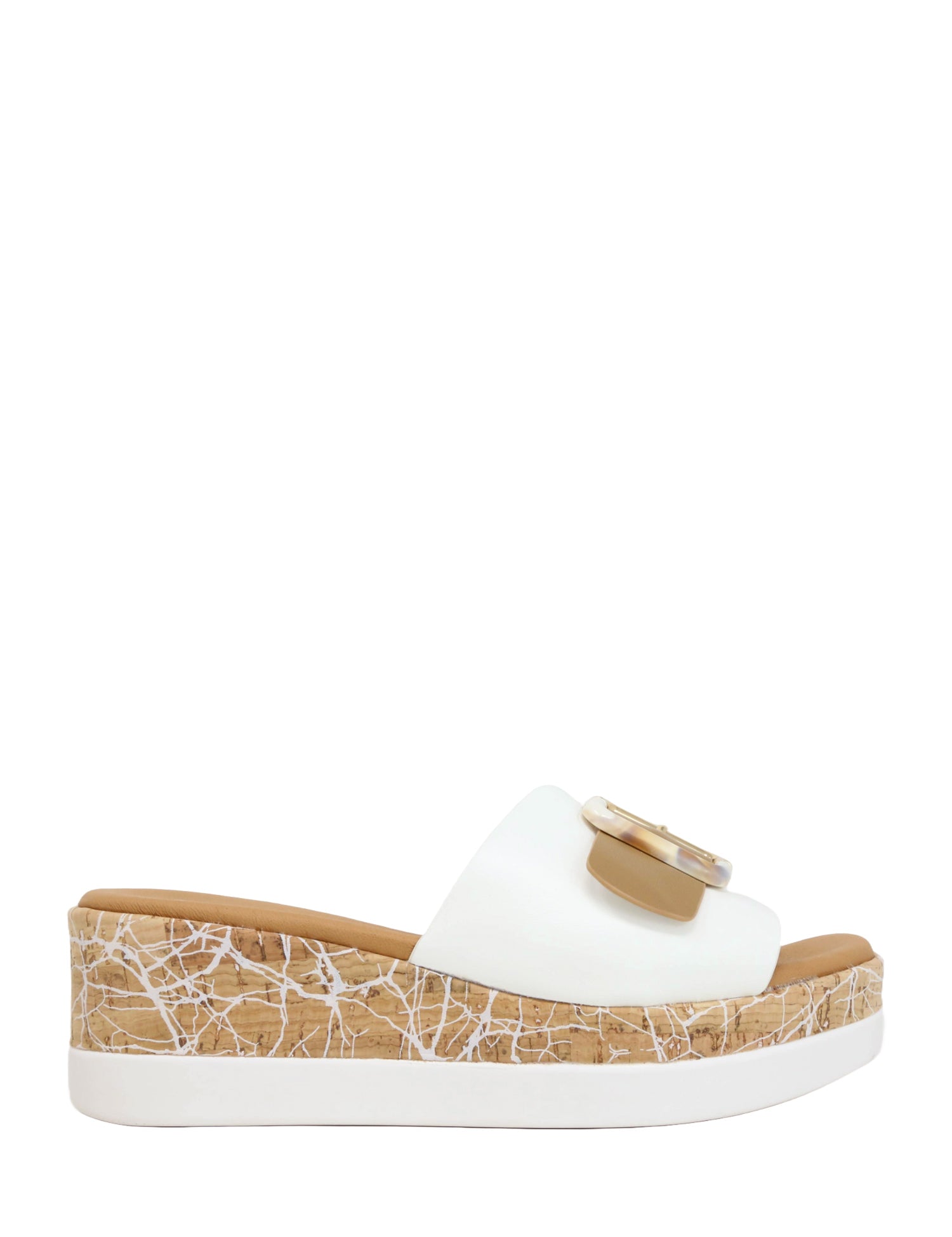 Sandali zeppa Bianco Susimoda