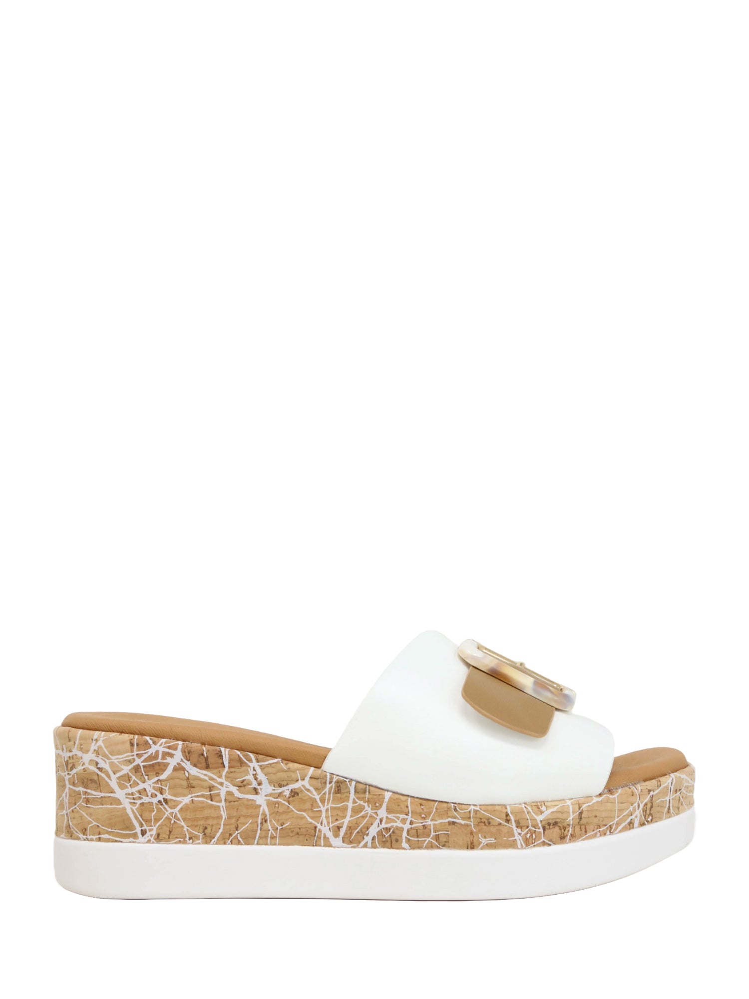 Sandali zeppa Bianco Susimoda