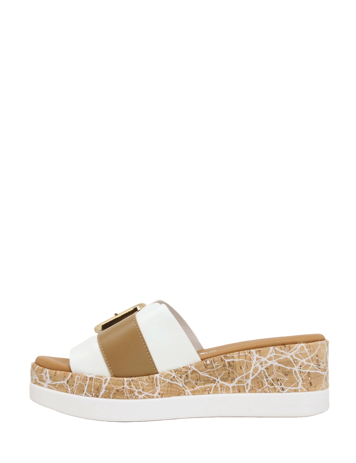 Sandali zeppa Bianco Susimoda