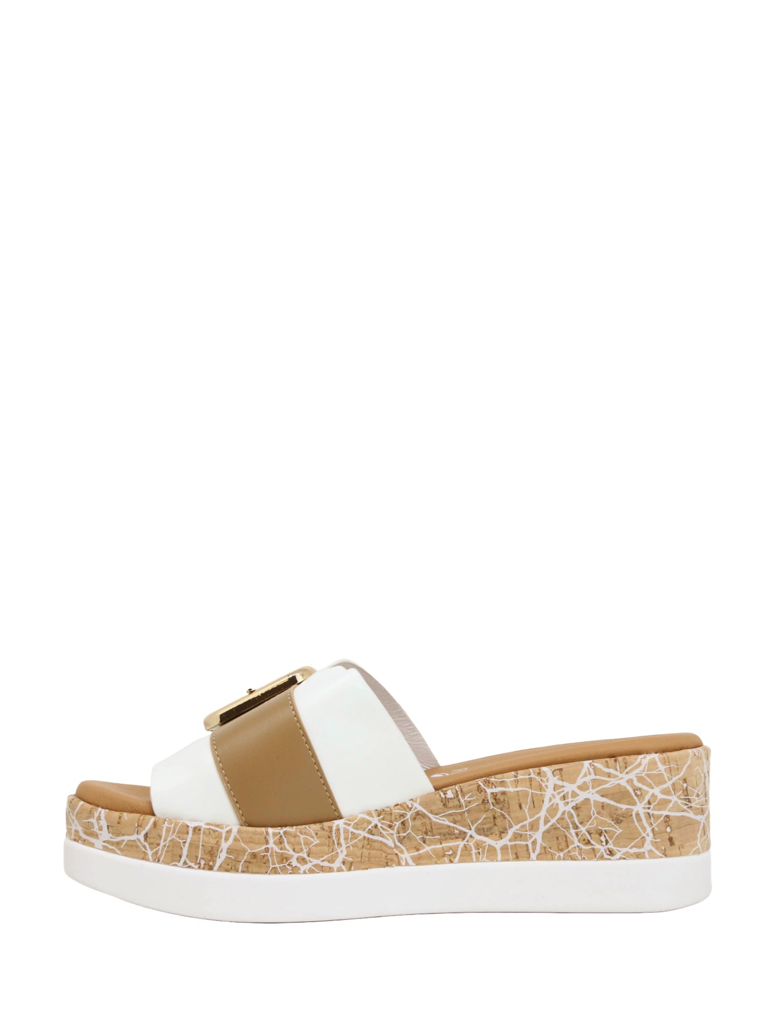 Sandali zeppa Bianco Susimoda