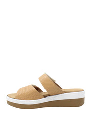 Sandali zeppa Cammello Susimoda